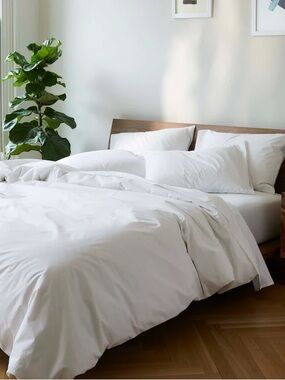 Brooklinen Classic Percale Duvet Cover Queen Full